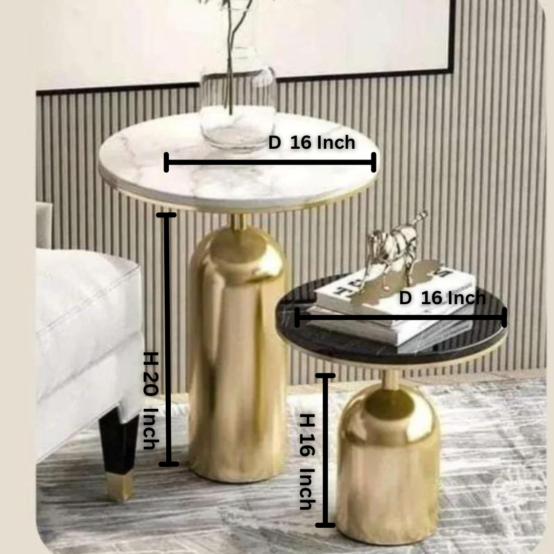Luxury Round  Nesting Side Tables |  SST-5007