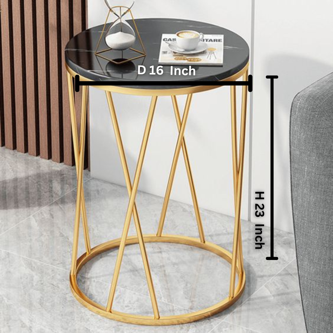 Round Coffee Table Small End Table Sofa Side Table |  0221