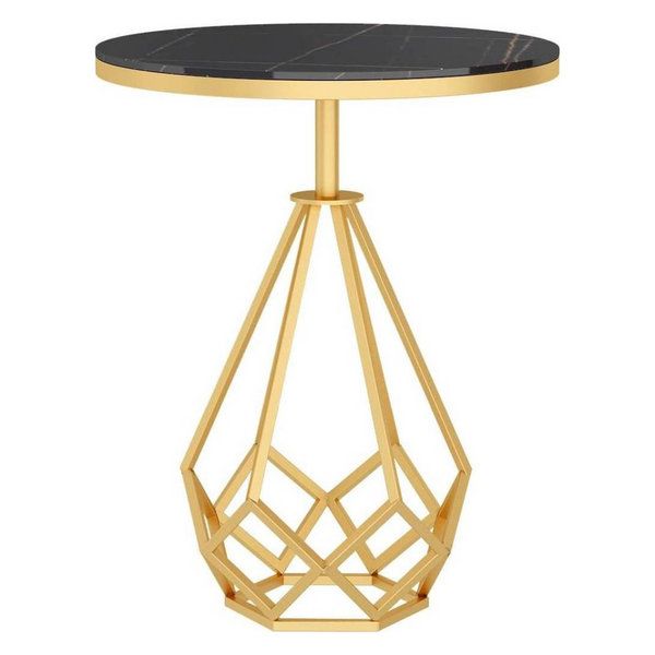 Black & Gold Coffee Table For Living Room & Office  0152