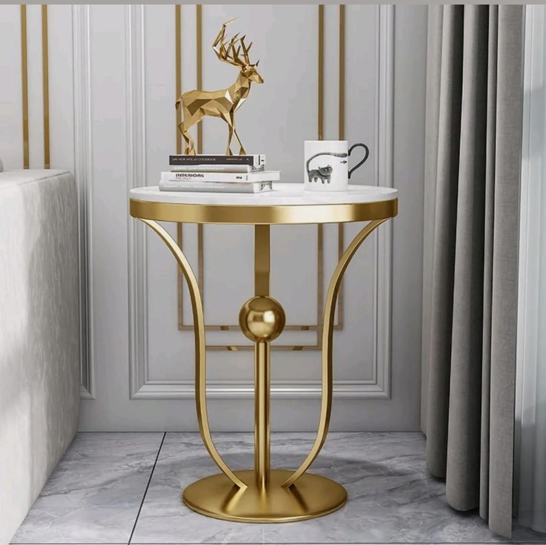Round End/Side Table with MDF Top | 0112