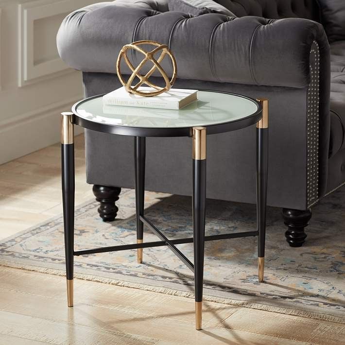 Round End Table for Living Room | 0302